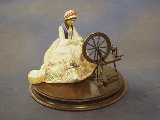 A Royal Doulton limited edition figure from the Gentle Arts Collection - Spinning HN2390, complete with box and certificate