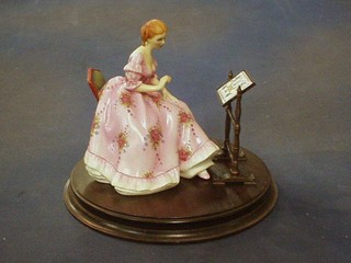 A Royal Doulton limited edition figure from the Gentle Arts Collection - Tapestry Weaving HN3048, complete with box and certificate