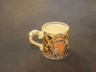 A George VI 1937 Coronation mug designed by Dame Laura Knight