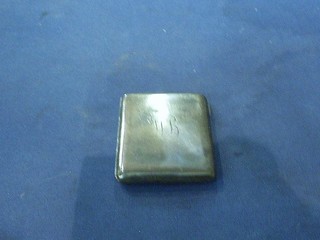 A silver cigarette/card case Birmingham 1934, 4 ozs