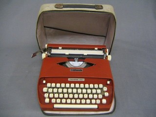 An Engadine 44T portable manual typewriter
