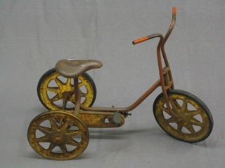 A childs Mobo metal tricycle