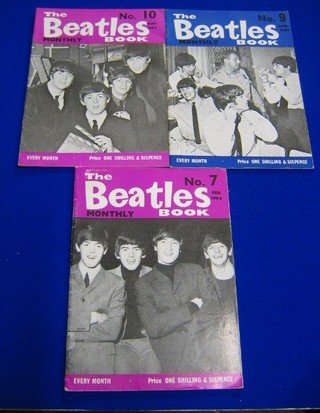 No.s 7, 9 and 10 of Beatles Monthly magazine