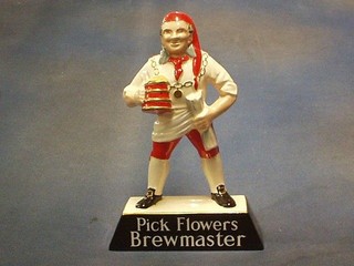 A Carltonware bar ornament in the form of a Pirate for Pink Flowers Brew Master, the base marked Carltonware Made in England and impressed 2583 9"