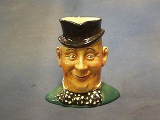 A Sylvac Falconware Toby jug in the form of a Dickensian character, base impressed 1453, 6"