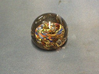 An End of Day glass paperweight 2"