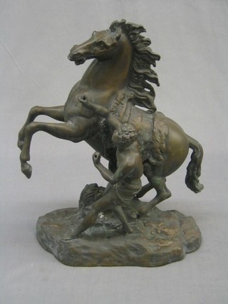 A bronze Marley horse by Collstou 16"