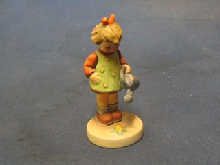 A Goebal figure Little Gardener, base with V mark, 4 1/2" 