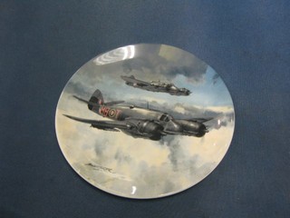 18 various collectors plates including limited edition to 75 days firing Lancaster Bomber and other aeroplane plates