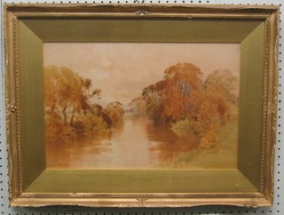 Fred Tucker, watercolour "The Claden Dumfries" signed 11" x 17"