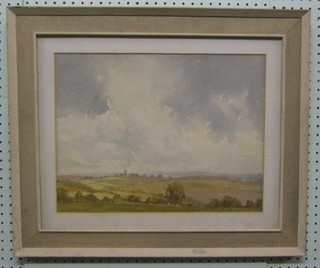 Montague Webb, watercolour "Of The Thames Valley" 13" x 17" signed