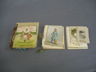 A collection of early 20th Century greetings cards and calendars