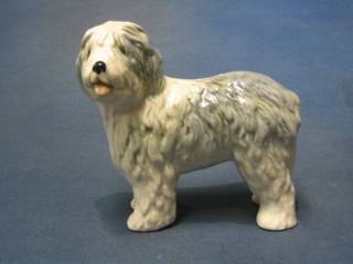 A Sylvac figure of a standing Old English Sheep Dog, 5"