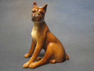 A Sylvac figure of a seated "Great Dane" body marked 209 5"