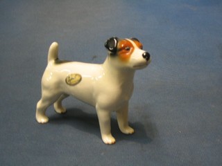 A Sylvac figure of a standing Jack Russell, 3 1/2"