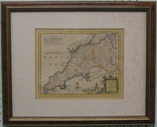 Thomas Kitchen "New Map of Carnarvanshire" 7" x 8"