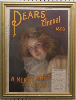 An 1898 Pear's annual cover 16" x 12"