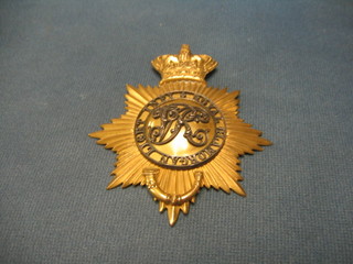 A Victorian officer's helmet plate of the Royal Glamorgan Light Infantry