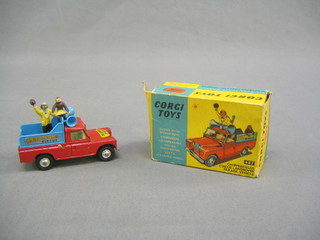 A Corgi Chipperfield's Circus Land Rover Parade Vehicle no. 487 complete with clown and monkey, boxed