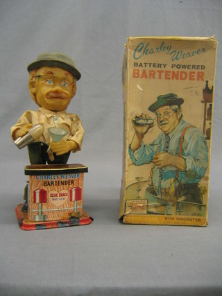 A Charlie Weaver battery powered bar tender (boxed)