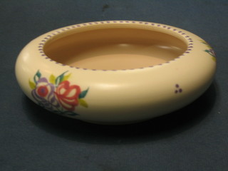 A circular Poole Pottery bowl, base marked Poole England and impressed 221 6"