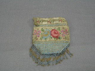 A lady's beadwork evening purse