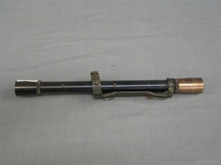 A Diana 3 X copper cased gun sight