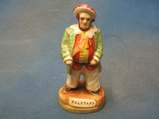 A Staffordshire style figure of Falstaff 6"