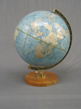 A Philips 1970's terrestrial globe