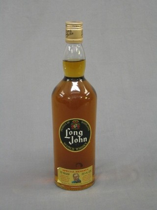 A 75cl bottle of Long John Scots Whiskey