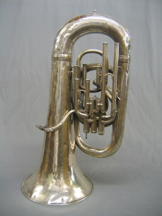 A "silver" Imperial Model Class A Tuba by Boosey (dents and f)