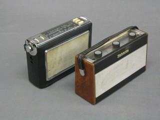 A Bush TR130 portable radio and a Roberts radio