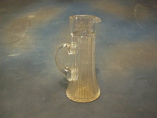 A handsome cut glass jug to commemorate the Coronation of HM QEII 1953, engraved the Arms of The Worshipful Company of Skinners 12"  (NB see also lot 984)