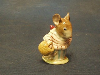 A Beatrix Potter Beswick figure Mrs Tittlemouse, brown mark to base and dated 1948