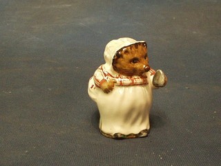 A Beatrix Potter Beswick figure Mrs Tiddlywink, brown mark to the base dated 1948