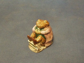 A Beswick Beatrix Potter figure Mr Jackson, brown mark to base and dated 1974