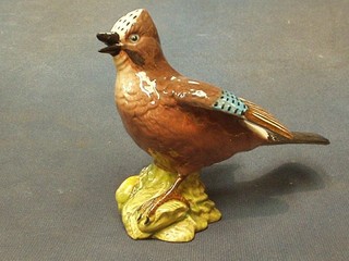 A Beswick figure of a jay, base marked 2417, (tail F and R)