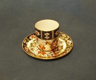 4 Davenport Derby style coffee cans and saucers