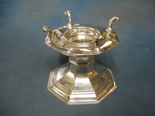 A handsome 17th Century style silver standing salt limited edition no 56, made for the Worshipful Company of Skinners to commemorate the 1911 Coronation, engraved Coronation 1911 The Gift of the Skinners Company.   London 1910, 16 ozs by Carrington & Co (NB see also lot 527)