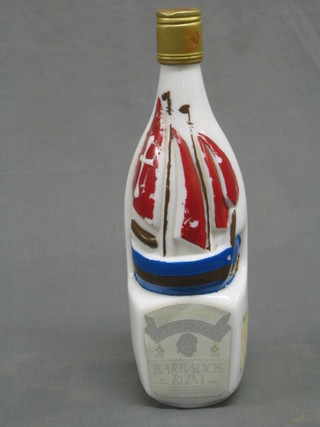 A bottle of Barbados rum