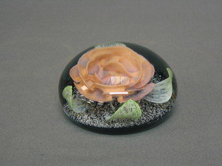 A Caithness Glamis Rose paperweight