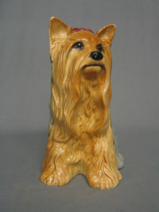 A Beswick figure of a seated Scottie Dog, base marked 2377, 10"