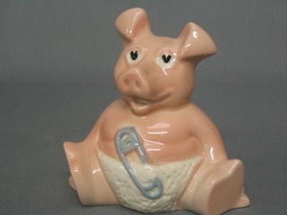 A Wade Nat West piggy bank in the form of a baby pig