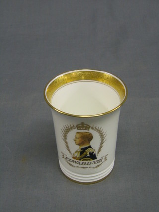 A Mintons limited edition Edward VIII Coronation beaker