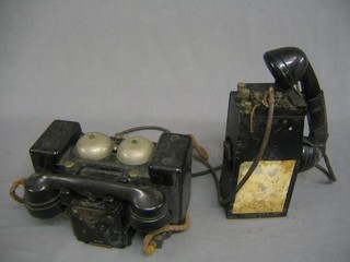 2 GEC F Mark II field telephones