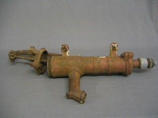 A 19th Century Continental iron water pump 14"