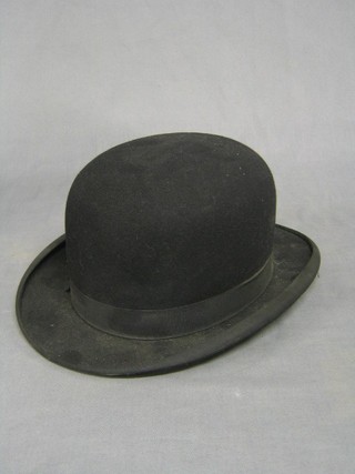 A gentleman's light weight bowler hat by Dunns