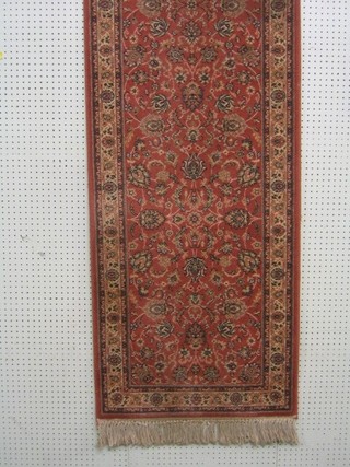 A carpet 106" x 27"
