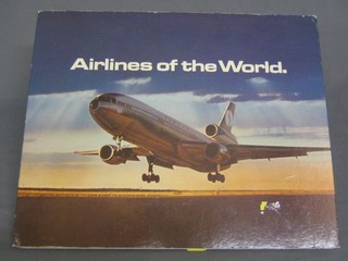 A Cadbury's Chocolate collection of Airlines of the World badges