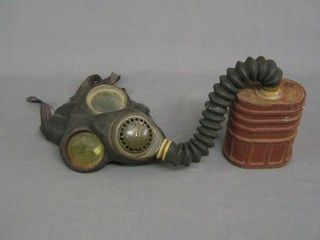 A WWII military issue respirator dated 1941